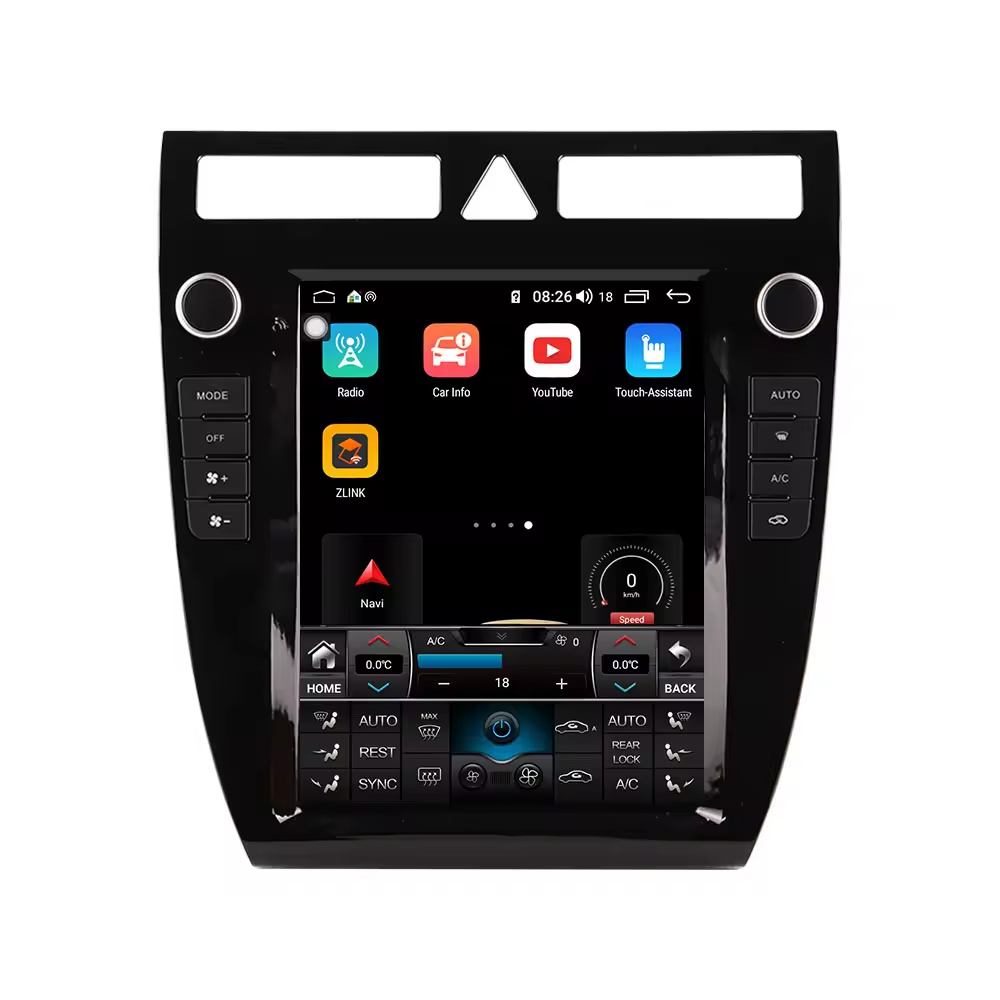 Автомагнитола для Audi A6 S6 RS6 C5, автомагнитола Android, с GPS, сенсорным экраном, ТВ-приборной панелью, ресивер в стиле Tesla