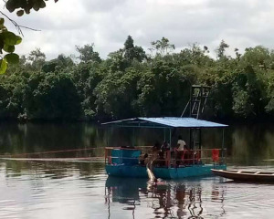 Dredge Depth 15 m Sand Capacity 100 M3/h Sand Pump <strong>Dredger</strong> With Winch and Discharge <strong>Pipeline</strong> and Hose