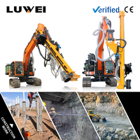 Kit de Modificación de Motor para Sistema de Perforación DTH en Excavadora Hidráulica, Solución de Conversión de Plataforma de Perforación de Roca para Minería en Canteras