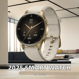 2025制造商的时尚智能手表2.5D玻璃1.32 "AMOLED Alexa语音全球定位系统IP68防水BT呼叫健康跟踪器IOS模式 - Product Image 2