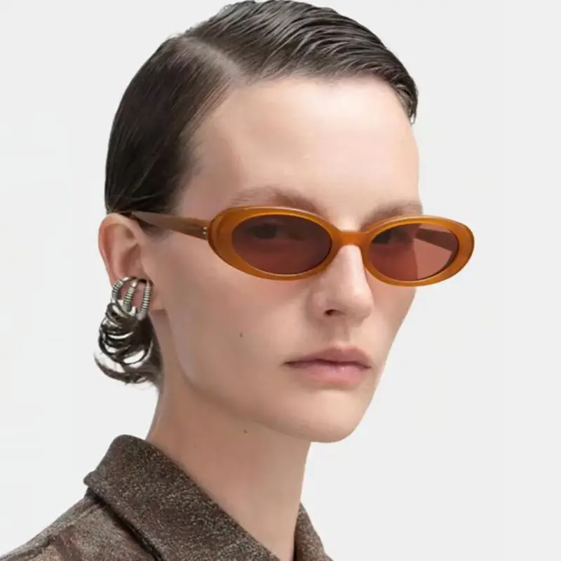 Occhiali da sole ovali piccoli donna Luxury Brand Designer occhiali da sole 2021 uomo tonalità Uv400 occhiali da vista classici da donna
