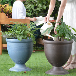 Serre de culture en plastique, pot de fleurs, pot pour plantes, décoration de jardin, style romain - Product Image 3