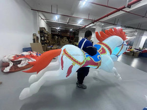 Cheval Gonflable Coloré pour Parc d'Attractions, Cirque, Scène, Défilé, Publicité et Décoration – Facile à Monter et à Démonter - Product Image 4