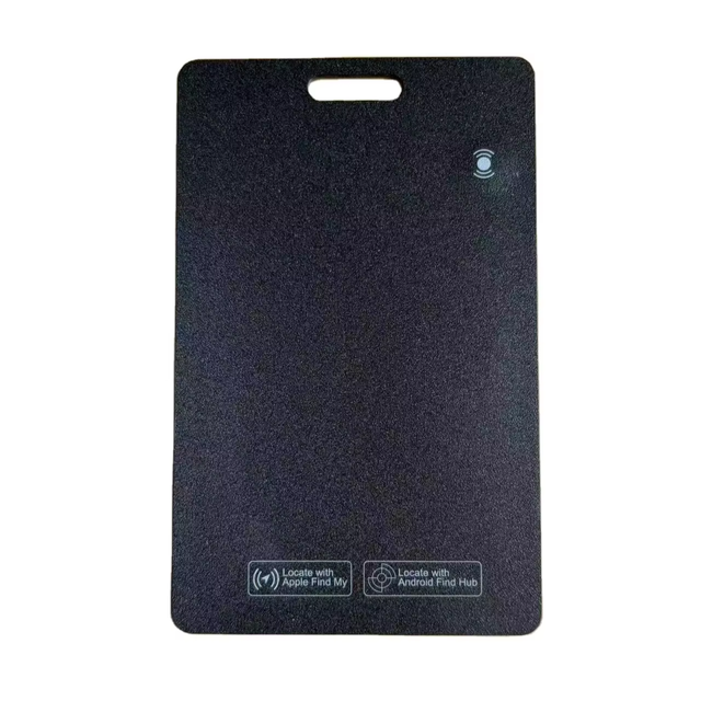 Thin Smart GPS Tracker Card for Wallet Bag & Pet-iOS/Android Compatible 50M Range Real-Time Positioning APP Control Anti-Loss