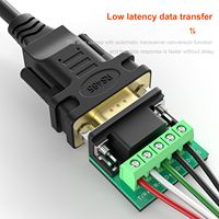 Cable convertidor serial USB-C a RS485 con chipset FTDI y conductor de cobre trenzado