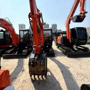 รถขุด Doosan DX60 มือสอง ขนาด 6 ตัน รถขุดไฮดรอลิกแบบตีนตะขาบขนาดกลาง ของแท้จากเกาหลี Doosan สภาพดี ชั่วโมงการใช้งานต่ำ ราคาถูก - Product Image 1