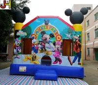 Minnie Mouse şişme sıçrama ev şişme Mickey şişme şato çocuk parkı için