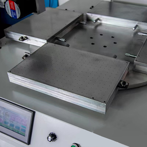 4 trạm quay màn hình phẳng máy in tự động 4 trạm làm việc trường sử dụng thước nhựa bảng quay màn hình máy in - Product Image 5