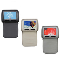 Multimedia 9 pulgadas ángulo ajustable entrada de vídeo bidireccional reposacabezas Monitor de coche con USB SD MP5 AV