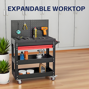 Gabinete de herramientas de taller móvil modular pequeño con cajones para estación de trabajo de <span class=keywords><strong>garaje</strong></span> de motocicletas y <span class=keywords><strong>bicicletas</strong></span> - Product Image 3