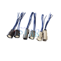 Kustom Seri MX150 2-20Pin Pria Wanita konektor Pigtail kawat Harness otomotif 15CM pemasangan kabel