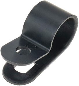 Крепежный зажим для кабеля типа R, пластиковый фиксатор-держатель для проводов и шнуров - Product Image 3