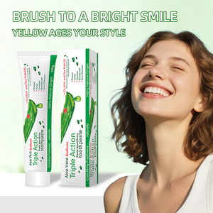 RenDoctor <span class=keywords><strong>Dentifrice</strong></span> Chimique Menthe Aloès 100g Blanchissant Soin Dents Sensibles Nettoyage Profond Haleine Fraîche Usage Quotidien à Domicile Adulte - Product Image 5