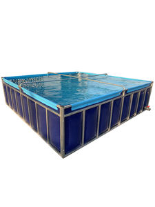 Vente en gros, prix d'usine, PVC, cadre métallique, Aquarium Durable, pliable, piscine commerciale, étang - Product Image 3