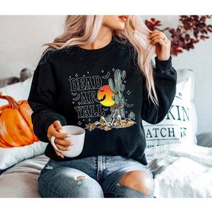 Felpa autunnale di Halloween <span class=keywords><strong>con</strong></span> <span class=keywords><strong>scheletro</strong></span> di zucca ricamato personalizzato da donna - Product Image 3