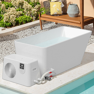 Moderna Bañera de Hidromasaje Comercial de Acrílico Frío con Control WiFi, Independiente, para Hotel, Gimnasio, Recuperación, con Enfriador de 1HP - Product Image 6