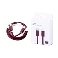 Kabel Data Pengisian Cepat 1M 60W Nylon Braid 3A Tipe C untuk Pengisi Daya Ponsel Iphone 18 Pro Max
