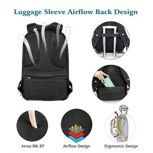 Nueva Mochila Publicitaria Inteligente con Logotipo Personalizado, Pantalla LED, Marco Externo, Forro de Poliéster y USB para Viajes - Product Image 3