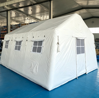Tente tactique gonflable robuste résistante au vent personnalisée pour station de sauvetage d'urgence