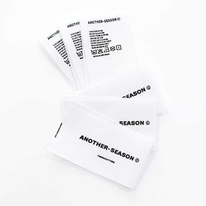 カスタマイズされたファブリック縫製衣料品のラベル名ブランドロゴ織  