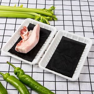 Hot Sale Meat Vegetable Packaging Soaker Pad 150*80mm Disposable Food Grade Fresh Water Absorbent Pad - Product Image 3