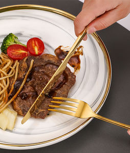 Nouveau <span class=keywords><strong>Service</strong></span> de couverts en acier inoxydable coloré pour fourchette couteau cuillère ensemble 12/16/24/<span class=keywords><strong>36</strong></span> <span class=keywords><strong>pièces</strong></span> couverts en acier inoxydable pour le dîner Weddi - Product Image 5