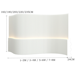 Divisor de Oficina Plegable y Expandible, Estructura de Panal de Abeja, Papel Kraft, <span class=keywords><strong>Diseño</strong></span> Moderno y Minimalista, Pantalla para Transmisión en Vivo - Product Image 6