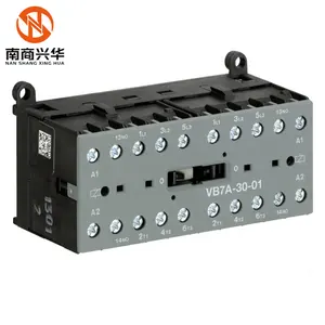 New Original VB7A-30-01-02 Mini Reversing Contactor Is A Compact 3 Pole Contactor With 1 Auxiliary Contact Screw Terminals