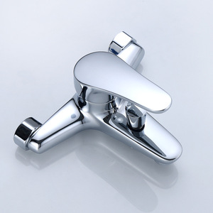 Cartuccia di acqua calda e fredda singola maniglia in ottone cromato doccia rubinetti rubinetti del bagno - Product Image 4