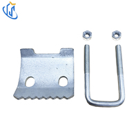 Serre-câble structurel à installation rapide UTTERLY UTT1103 pour fixation sans soudure, avec boulons en U carrés, pour poutre C41 vers poutre H, électrogalvanisé
