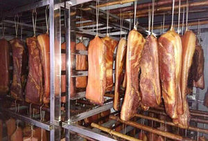 Horno de humo de alta eficiencia de 50KG, carne de pollo, pescado, tofu, salchichas, casa de humo rápido, máquina de fumar Industrial - Product Image 6