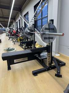 Equipo de fitness multifuncional, uso en gimnasio, prensa inclinada de diseño personalizado con <span class=keywords><strong>barra</strong></span> de seguridad y máquina de gimnasio estable en el sótano - Product Image 5