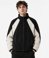 Veste Safari Polaire Réversible Brodé(e) à Blocs de Couleurs avec Logo Personnalisé OEM en Gros pour Hommes – Idéale pour le Streetwear Hivernal