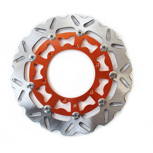 Aluminium + acier inoxydable moto 320mm flottant avant frein disque Rotor disque de frein plaque - Product Image 4