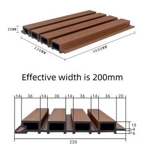 Giá cả cạnh tranh giá rẻ WPC tường bên ngoài bảng điều khiển ngoài trời revestimiento pared siding Panels bên ngoài bức tường Ốp - Product Image 2
