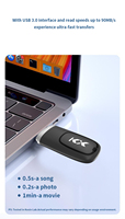 Clé USB 2.0/3.0 en métal en forme de capsule, logo personnalisé, 4 Go-64 Go, 5 pièces, nouveau cadeau d'affaires portable