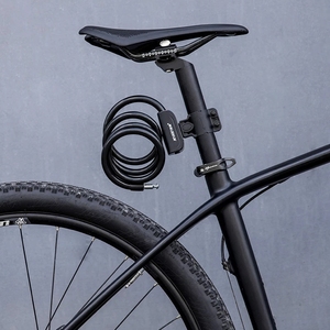 Candado de Cable <span class=keywords><strong>para</strong></span> Bicicleta Cycle Zone de 120 cm, Recubierto de PVC y Acero, <span class=keywords><strong>para</strong></span> Motocicleta y Bicicleta Eléctrica, <span class=keywords><strong>Antirrobo</strong></span>, Seguridad, Candado <span class=keywords><strong>para</strong></span> <span class=keywords><strong>Casco</strong></span> - Product Image 5