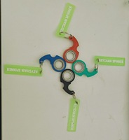 Schlüsselanhänger-Spinner, Finger-Dekompressionsspielzeug, Spinner-Schlüsselanhänger, Geschenk, lustiges Fidget-Spielzeug, tragbares Hand-Dekompressionsspielzeug, Neuheitengeschenk