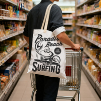 Sac fourre-tout en toile personnalisable Topjlh pour sublimation, 40x40cm, 226g, vierge, cadeau promotionnel écologique pour entreprise