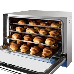 Kommerzieller Bäckerei ofen 4 Tabletts Arbeits platte Elektrischer Backdampf-Konvektion sofen für Brot kuchen kekse - Product Image 2