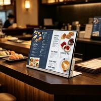 Écran de menu électronique commercial Reachii Star 21,5 pouces pour la restauration, les cafés, le secteur hôtelier, contraste 5000:1, luminosité 350 cd/m², affichage OEM