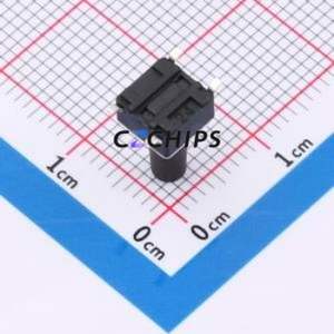 TS014-TBW1FH11.0 Tactile Switch SMD-4P,6x6mm Switch Single Pole Single Throw Round Button 2.5N Vertical Mount - Product Image 2