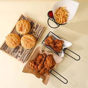 Papier d'emballage alimentaire personnalisé recyclable, papier d'emballage alimentaire résistant à la graisse, papier pour hamburgers, sandwichs, restauration rapide - Product Image 6