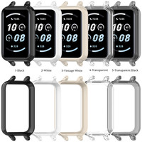 Boîtier de montre en PC creux avec bracelet de 12 mm pour Honor Band 11, protection d'écran en verre trempé, étui de protection pour Honor Band 11 10