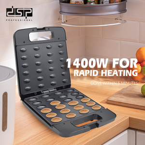 DSP Hot Sale1400W <span class=keywords><strong>Pro</strong></span> Sandwich Maker - 4 tranches de verrouillage automatique, Cool-Touch et plaques antiadhésives pour petit déjeuner/bureau/fête - Product Image 5