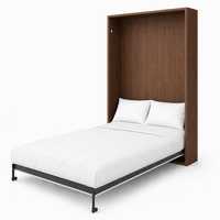 Lit Murphy avec armoire intégrée, lit mural pliable pour appartement, chambre à coucher, hôtel, cadre de lit Murphy, quincaillerie