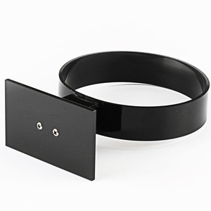 New Trendy Wholesale Custom Logo Silk-<b>Screen</b> Printed Transparent Metal for Wall-mounted 10-Shelf Headband <b>Stand</b> Hair Display - Product Image 4