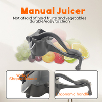 Daosheng China Lage Prijs Huishoudelijke Aluminium Handleiding Gemakkelijk Schoon Te Maken Citroen Juicer Fruit Squeezer Groentesapcentrifuge
