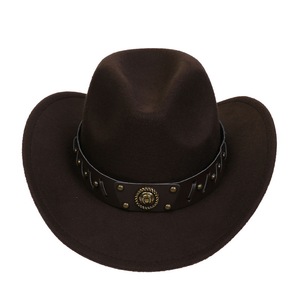 2025 New Style <strong>Cheap</strong> <strong>Felt</strong> <strong>Cowboy</strong> <strong>Hat</strong> for Men Wide Brim Western <strong>Hats</strong> for Women Wool Outback Fedora Top <strong>Hat</strong>