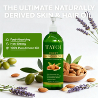Minyak Almond Manis Baru untuk Pijat Perawatan Rambut Menutrisi Mendalam Menenangkan Kulit Kering & Gatal Melembutkan Kulit Tubuh & Wajah
